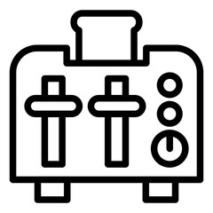 Vector Design Toaster Icon Style