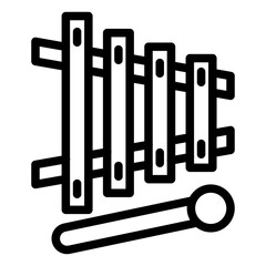 Vector Design Xylophone Icon Style