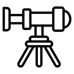 Vector Design Spyglass Icon Style