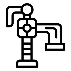 Vector Design Hand Pump Icon Style