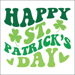 Happy St. Patrick's day Retro Svg