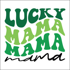Lucky Mama Retro Svg