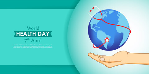 Vector illustration for World Health Day