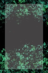Stylish abstract illustration with frame.Template,background,wallpaper with frame.Minimalism and style.Dark shades.Bright colors and highlights.Frame for background,editing.