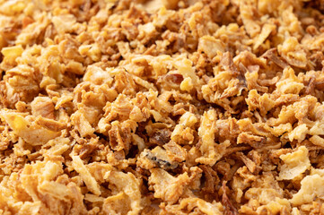 Fried onions spread across the screen.