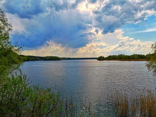 lake and sky