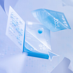 3d, poster, book, sheets of economics statistics fly apart, charts, economic poster, economic growth, economics, business, budget, tax, economic information, finance, banking, currency, market, market