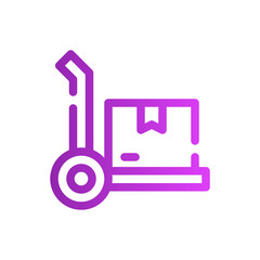trolley gradient icon