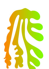 Abstract Shapes Gradient Decor 