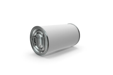 tin can isolated on white background