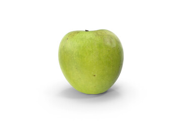 green apple isolated on white