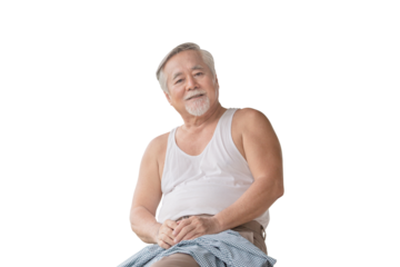 Portrait of a person, Senior Asian man