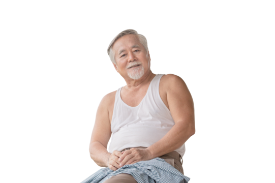 Portrait of a person, Senior Asian man