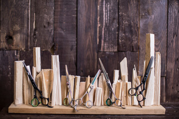 미용가위 미용실 헤어 바버샵 이발소 