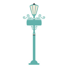 lamp in classic style for street lighting