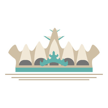 Lampung's landmark is called the siger tower