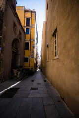 Fototapeta premium Ancient streets of Cagliari, Sardinia, Italy