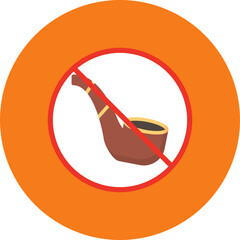 Smoking vector icon for your project