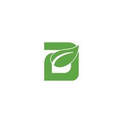 Restaturant leaf eco food green vector logo design