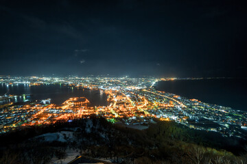 冬の函館　函館山からの夜景