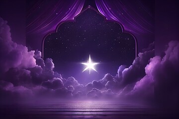 sky with clouds, generative ai