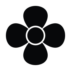 flower icon, summer vector, beautiful illustration