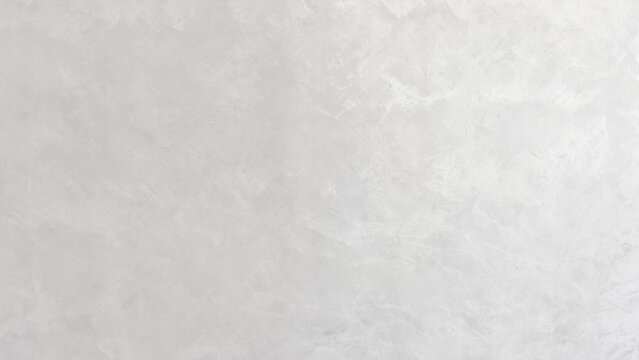 White Grunge Concrete Texture Banner. Premium Light Gray Background with copy-space.