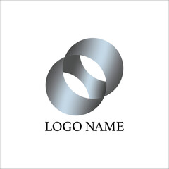 Simple illustration logo for a finance company and medium-sized business.