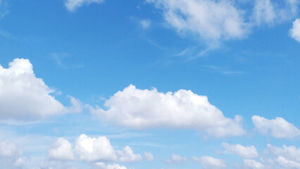 View of the sky and clouds. Background with clouds on blue sky. Blue Sky vector