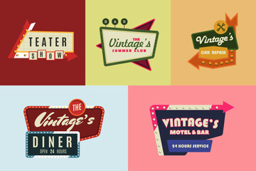 Set Collection Vintage Badge   © ObiDsgn