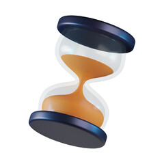 Sand Clock 3D Icon