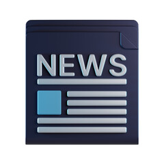 Newspaper 3D Icon