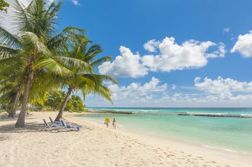 Keuken spatwand met foto Tropical beach in Barbados © Fyle