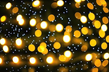 Golden and Shiny New Year's Greeting Card Generative AI