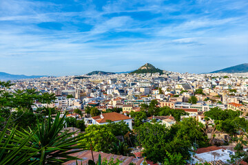 Fototapeta na wymiar ATHENS,GREECE The panoramic view of Athens