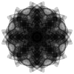 Symmetric mandala, kaleidoscope abstract background vintage style