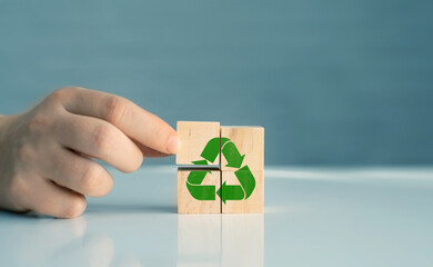 Sharing,reusing,repairing,renovating and recycling existing materials and products as much possible.