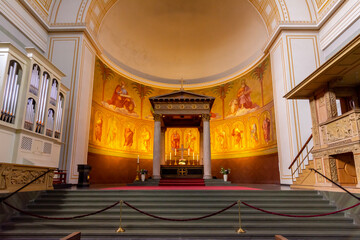St. Nicholas' church interior in Potsdam, Germany