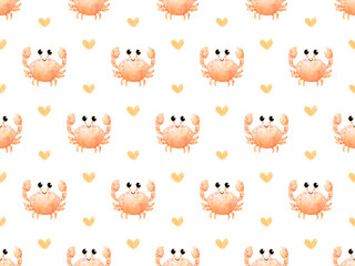 Sea life Pattern Background, Cute Sea life, Animal pattern Background, sea background