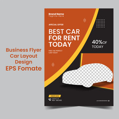 Business Flyer Car Layout Design. social media post, Luxury car, car sale social media post template, 
car rent brochure, car social template design, Vector.