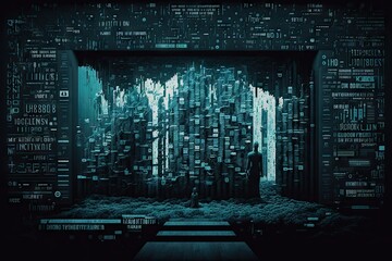 A Tale Told in Bytes: Visualizing the Narrative of Digital Data Generative AI