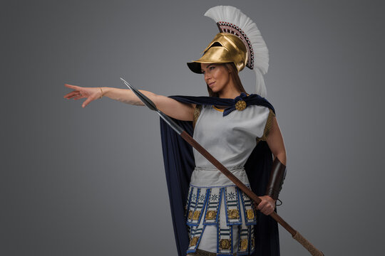 Greek Warrior Female 3 254 Adobe Stock
