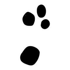 Abstract Spot. Hand Drawn Element Design