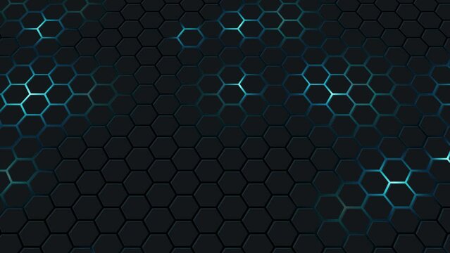 Hexa Animated Loop Backgrounds for Motion Graphics Projects And Animation