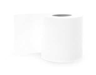 paper napkin isolated on white background.