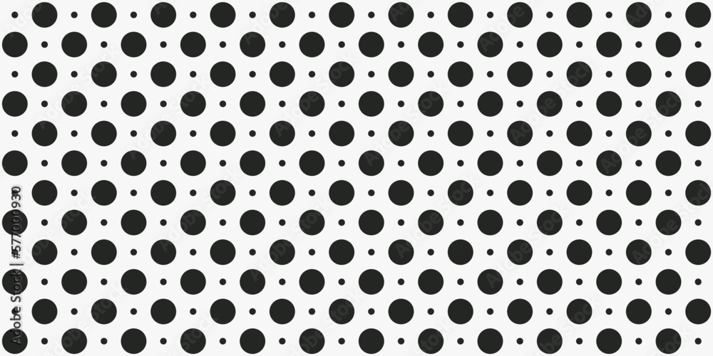 Aufkleber polka dots from large and small dots. print for seamless vector surfaces.