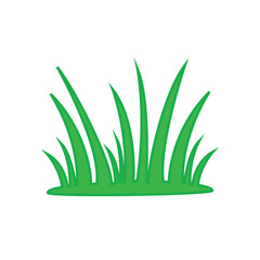 grass, icon, color,green, vector, illustration, design, logo, template, flat, trendy,collection