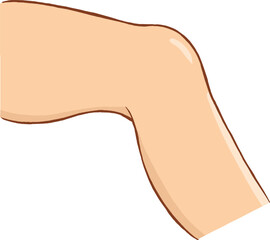 Knee vector illustration, perfect for art, postcards, cards, wall decor, t-shirts, cards, prints, drawing books, coloring books, wallpaper, prints, cards, ect.