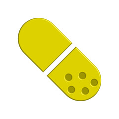 Capsule icon template PNG