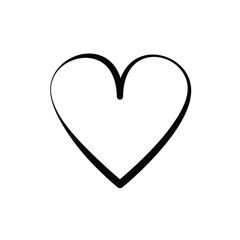 heart, love, icon,line, vector, illustration, design, logo, template, flat, trendy,collection